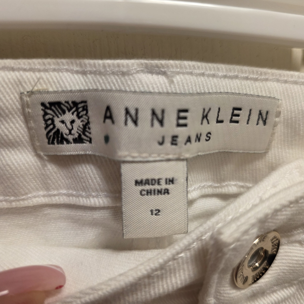 Anne Klein High Rise Skinny Jeans Size 12 New - Picture 5 of 10